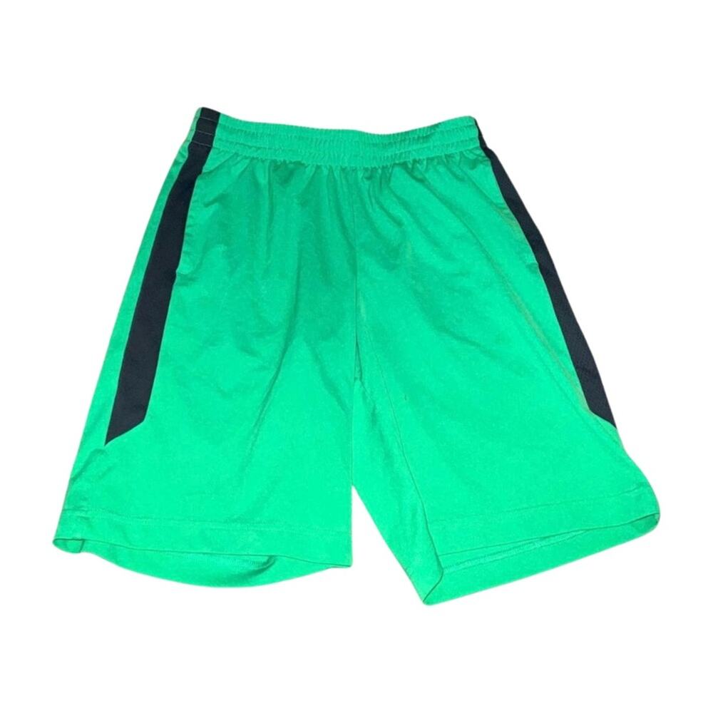 Tek Gear Green and Black Athletic Shorts Dry Tek L (14/16)
